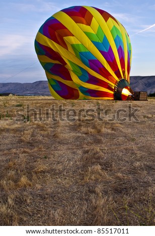 Image, Stock Photo Deflated balloons pattern on pink background