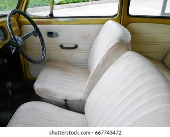 inside the old car