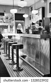 Inside An Old Style Diner