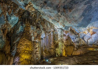 Inside Paradise Cave Of Thua Thien Hue Province, Vietnam