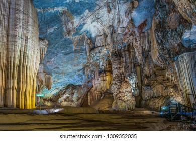 Inside Paradise Cave Of Thua Thien Hue Province, Vietnam