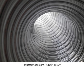 inside of a pipe