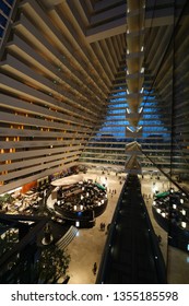 Inside Reception Area Of Marina Bay Stands Hotel Singapore December 2018