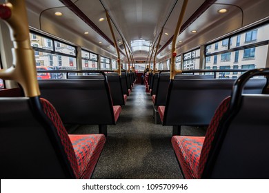 inside the red bus - london