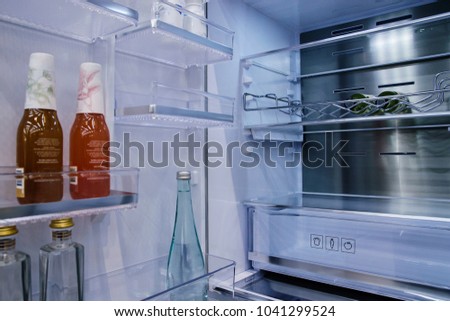 Inside of refrigerator fridge