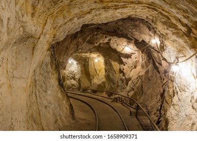 Inside Restored Hazel-Atlas Silica Glass Mine. Black Diamond Mines Regional Preserve, Antioch, California.