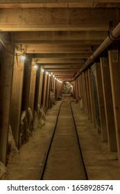 Inside Restored Hazel-Atlas Silica Glass Mine. Black Diamond Mines Regional Preserve, Antioch, California.