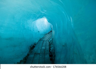 Inside the Rhone Glacier, Switzerland