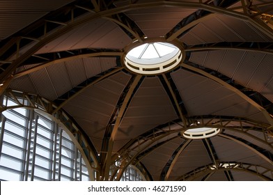 Inside Ronald Reagan Airport Terminal