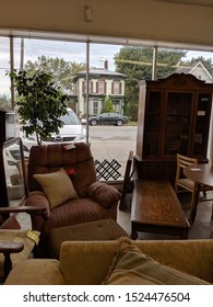 Inside The Salvation Army Thrift Store In Elyria, Ohio, USA