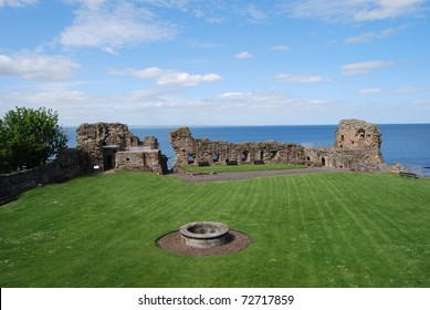 Inside St. Andrews Castle