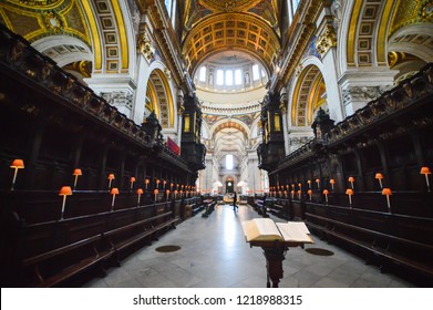 Inside St Paul's Cathedral In London, Interior