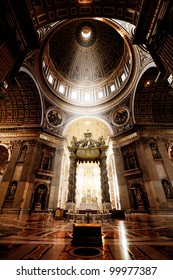 Inside the St. Peter Basilica, Vatican