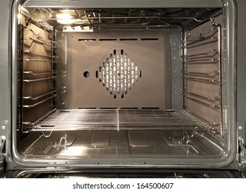 The Inside Of A Stove Oven