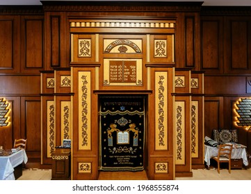 Inside Of Synagogue Kele-Numaz In Derbent, May 3, 2021