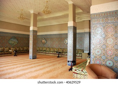 Inside traditional  Arab house, Morocco