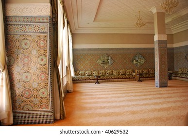Inside traditional  Arab house, Morocco