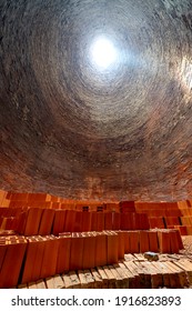 Inside Traditional Brick Oven (brick Kiln) In Sadec, Dong Thap Province, Vietnam