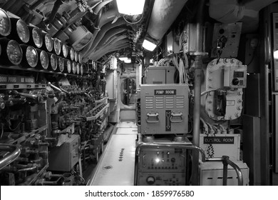 Inside The U.S.S Becuna Submarine