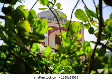 Inside view of architecture tomb inside Sundar Nursery in Delhi India, Sundar Nursery inside view during day time - Shutterstock ID 1660623058