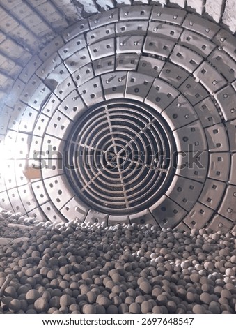 inside view of ball mill used in cement industry 