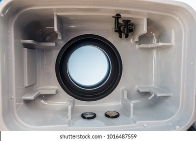 inside View of Small Underwater Camera Housing