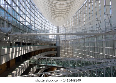 Inside View Of Tokyo International Forum Built In 1996 By Uruguayan Architect Rafael Viñoly, Apr 23, 2019