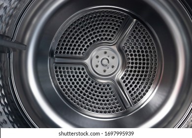 The Inside Of A Washing Machine Drum