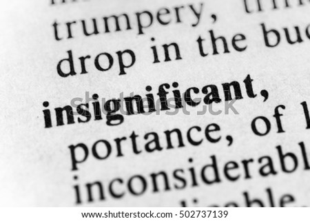 Insignificant
