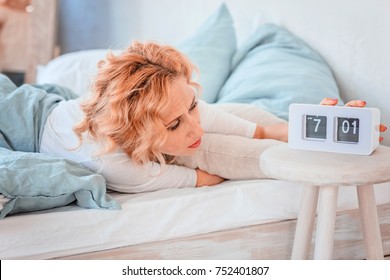 Insomnia In Women During Menopause / Overwork And Early Ascents