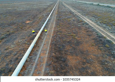 Inspection of Water Pipeline in outback South Australia