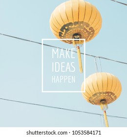 Inspiration motivation quote about life, ideas - Shutterstock ID 1053584171