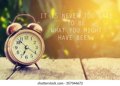 Inspiration Motivational Life Quote On Vintage Stock Photo 357635753 ...