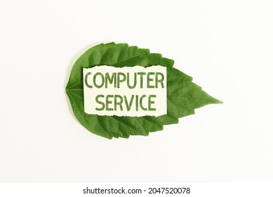 Inspiration Showing Sign Computer Service. Business Overview Computer Time Or Service Including Data Processing Services Saving Environment Ideas And Plans, Creating Sustainable Products