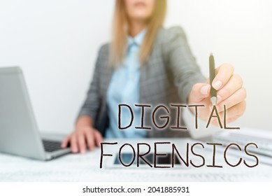 Inspiration showing sign Digital Forensics. Business idea investigation of material found in digital devices Architect Interviewing Client, Reporther Gathering Important Informations