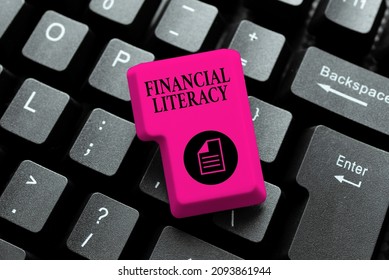 Inspiration Showing Sign Financial Literacy. Concept Meaning Understand And Knowledgeable On How Money Works Abstract Giving Story Writing Tips, Offering Online Bookkeeping Services