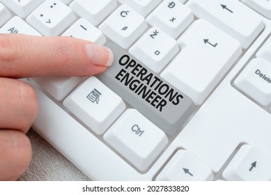 Inspiration Showing Sign Operations Engineer. Word For Analyze And Design Operation That Will Improve Work Flow Abstract Typing Presentation Message, Retyping New Email Password