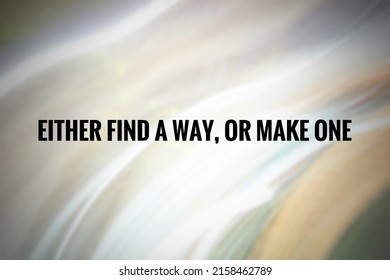 Inspirational Life Quote On Blurry Background Stock Photo 2158462789 ...