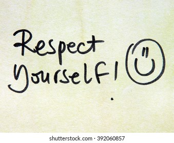 inspirational message respect yourself