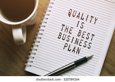 quality is the best business plan quote