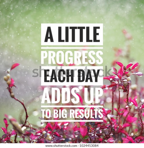 Inspirational Motivation Quotes On Flower Bokeh Stock Photo (Edit Now ...