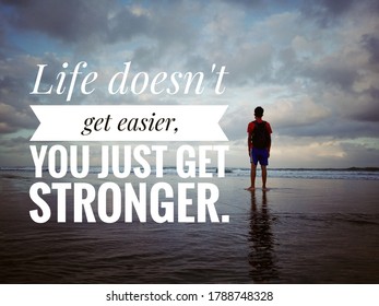 Inspirational Motivational Quote Life Does Not Stock Photo (Edit Now ...