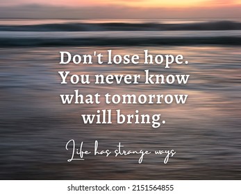 130 Don't lose hope Images, Stock Photos & Vectors | Shutterstock