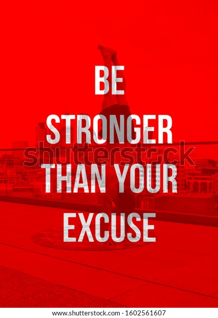 Inspirational Quote Motivational Quote Red Background Stock Photo ...