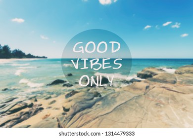 good vibes ocean