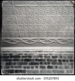 Tin Tile Ceiling Images Stock Photos Vectors Shutterstock