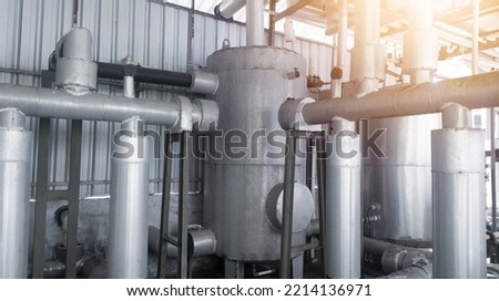 Instalation Pipe line and Water tank reservoir of industrial Water chiller.  