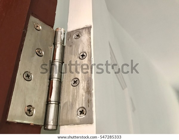 Install Hinges On Door Frame Metal Stock Photo Edit Now