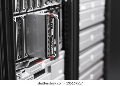 Install Or Removes A Blade Server In A Data Center.