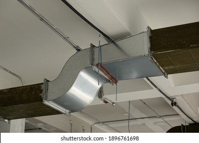 Installation Cold Air Ducts Air Conditioning Stock Photo 1896761698 ...